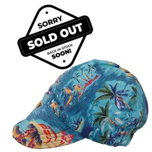 Sweat Absorption and Flame Resistant WELDING CAP in Surfer Print - NWT